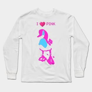 I LOVE PINK Long Sleeve T-Shirt